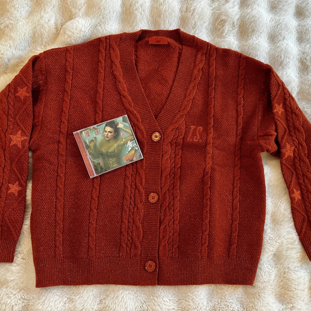 Taylor Swift Cardigan The Life of a Showgirl